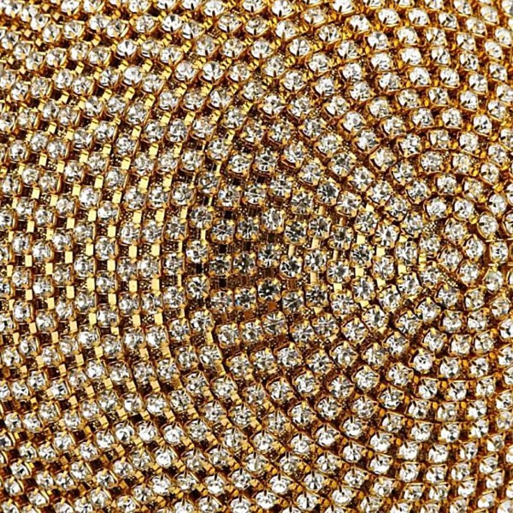 NWT Sparkling Bling Swarovski Crystal Rhinestone Round Ball Purse: Silve… - Picture 8 of 14